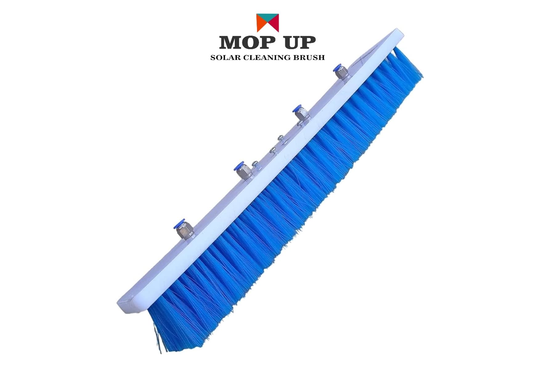 Solar Panel Cleaning Brush with Soft Bristles | Heavy Duty Brush for Solar Panel Maintenance